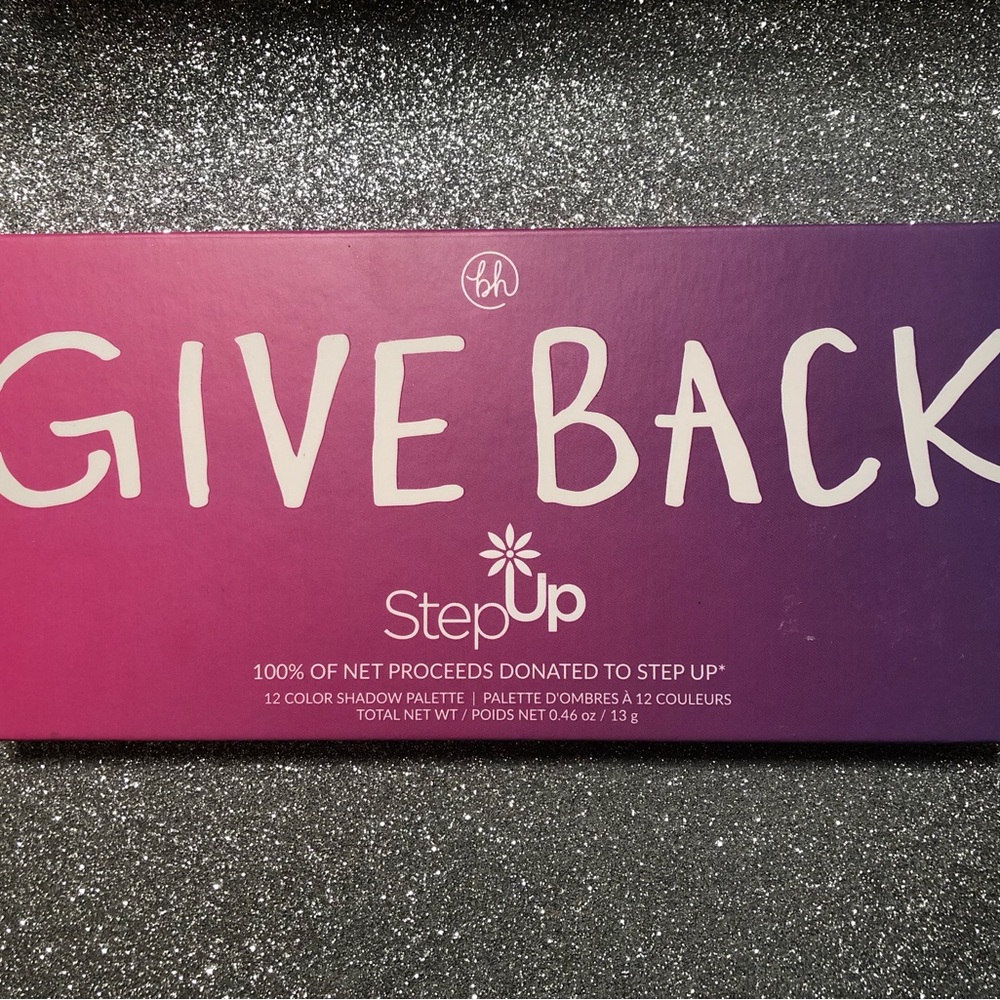 Brand New! Sealed! BH Cosmetics Give Back Step Up 12 Color Eyeshadow Palette π¨ - Picture 4 of 6